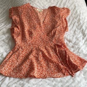 Monteau Summer Top with cap sleeves